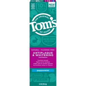 Tom's Of Maine Fluoride-Free Antiplaque & Whitening Diş Macunu - Peppermint