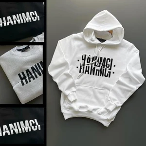 Ferah Feza Hanımcı Baskılı Sweatshirt Oversize Kapüşonlu