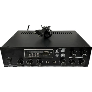 2 Bölge Amfi ve Trafo Duvar Tipi Hoparlör Paketi (5 Hoparlör ve 2 Bölge Bluetooth USB Trafolu Amfi)