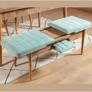 Ahşap Açılır Bench Atlantik Fıstık Yeşil