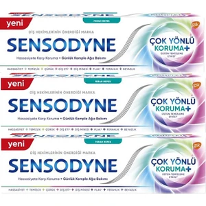Diş Macunu Çok Yönlü  Plus ve Hassasiyete Karşı  Ferah Nefes 75 ml  x 3 Adet