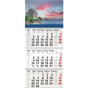 2023 Duvar Takvimi-Gemici 33X78 Istanbul