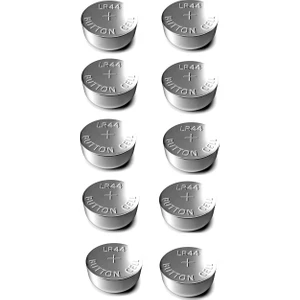 Ata Elektronik 10LU Paket - Sesli Kitaplar Için Pil 1 Kart 10 Adet AG13 LR44H A76 SR44 357 LR44 Alkalin Pil 1.5V Pil