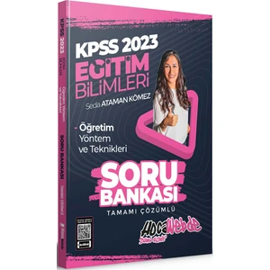 Hocawebde Yayınları 2023 KPSS Eğitim Bilimleri Öğretim Yöntem Ve Teknikleri Tamamı Çözümlü Soru Bankası