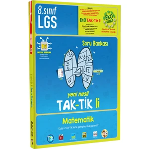 Tonguç Akademi 8. Sınıf Matematik Eko Taktikli Soru Bankası