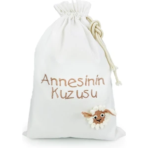 Atölye Eda Exclusive El Işlemeli Kuzulu Kese