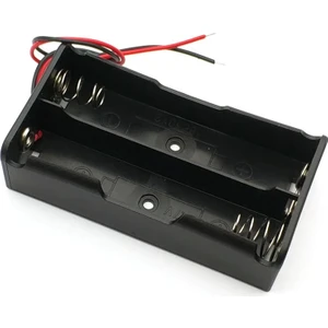 Roba Ikili 2 Li 18650 Pil Yuvası Kablolu Tutucu 7.4V Pil Şarj Kutusu