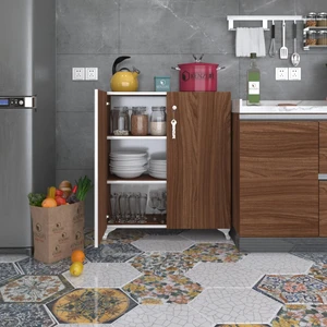 Kenzlife 2 kapılı dolap çilem 088*070*032 cvz kilitli ayaklı banyo mutfak ofis kitaplık ayakkabılık kiler