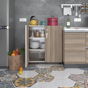 Kenzlife 2 kapılı dolap çilem 088*070*032 crd kilitli tekerlekli banyo mutfak ofis kitaplık ayakkabılık kiler