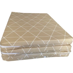 Katlanır Yer Yatağı Sünger Yatak Krem Piramit 80 X 180  Cm-6  Cm Tek Kişilik