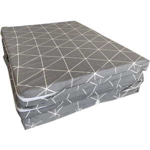 Katlanır Yer Yatağı Sünger Yatak Gri Piramit 80 X 180  Cm-6  Cm Tek Kişilik