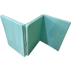 Katlanır Yer Yatağı Sünger Yatak Su Yeşili Kırçıllı 80 X 180  Cm-6  Cm Tek Kişilik