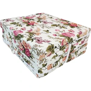 Katlanır Yer Yatağı Sünger Yatak 80 X 180 Ingiliz Gülü 8  Cm