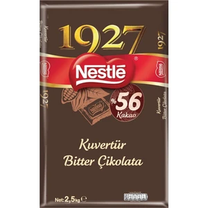 1927 Kuvertür Bitter Çikolata 2,5 kg