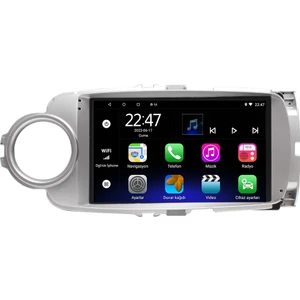 Toyota Yaris Android 12 Kablosuz Carplay Navigasyon Multimedya Ekran Teyp - MY-0609W-TOYOTA Yaris