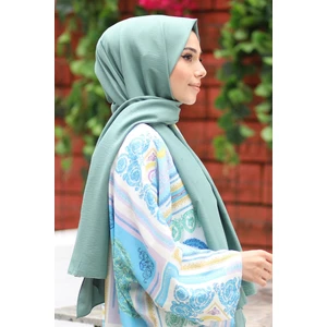 Pamuk Cazz Şal Çağla Yeşili