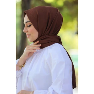 Pamuk Cazz Şal Çikolata