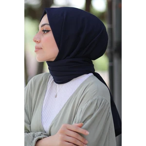 Pamuk Cazz Şal Lacivert