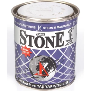 Stone Fix Scs - Granit Mermer ve Taş Yapıştırıcısı 800 Gram - Siyah Şeffaf