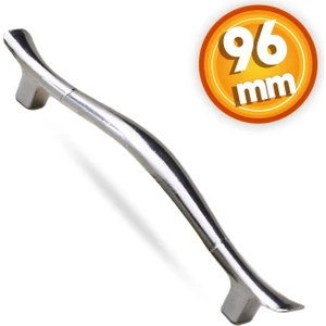 Orkide Çekmece Dolap Kapak Kulpu Kulbu 96 mm Krom Metal Kulp