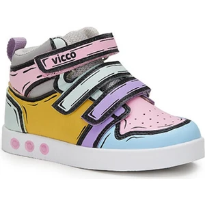 313,B22K,185 Dali Işıklı Çocuk Ayakkabısı Pembe