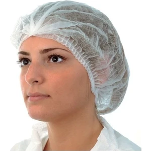 Private Label 500 Adet Tela Akordeon Bone 42 Cm Ekonomik Tek Lastikli Saç Bonesi