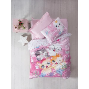 Cotton Box Junior Ranforce Tek Kişilik Uyku Seti Missy Pembe