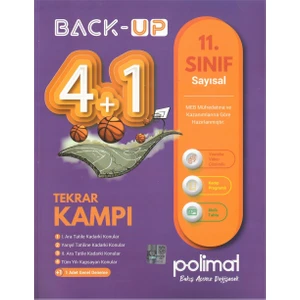 Polimat Yayınları 11. Sınıf Back-Up 4+1 Kamp Kitabı-Sayısal