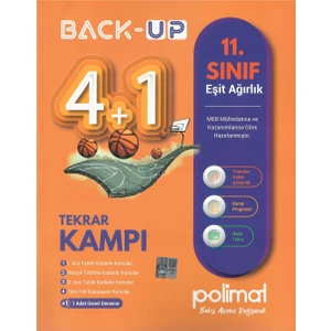 Polimat Yayınları 11. Sınıf Back-Up 4+1 Kamp Kitabı-Eşit Ağırlık