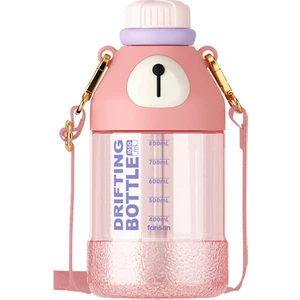 1050ML Tritan Hasır ve Kayışlı Çocuk Matarası(Yurt Dışından)