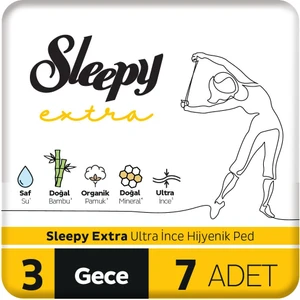 Extra Ultra Ince Hijyenik Ped Gece 7 Adet Ped