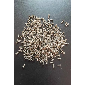 6,5 mm Mini Hobi Vidası Nikel 1000 Adet