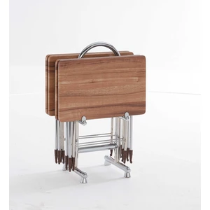 Orkide Demonte Çanta Zigon Sehpa S.Ceviz