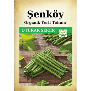Oturak Erkenci Şeker Fasulye Tohumu 25 gr (70 Tohum)