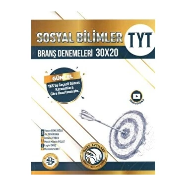 Bilgi Sarmal Yayınları TYT Deneme 20'li Sosyal