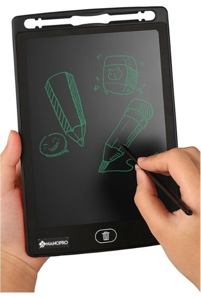 Tablet Lcd 8.5 Inç Dijital Kalemli Çizim Yazı Tahtası Grafik Not Yazma Eğitim Tableti