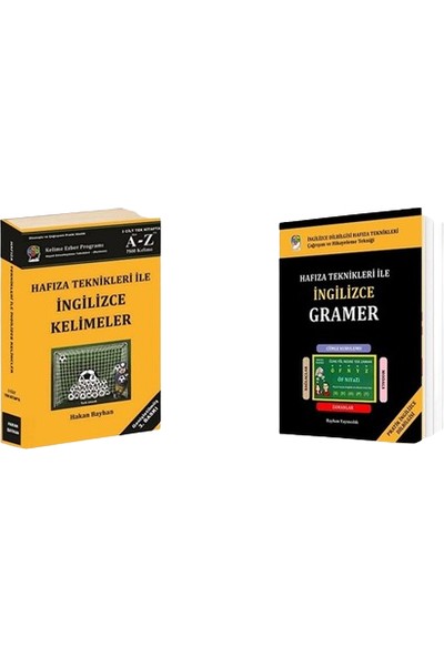 Bayhan Yayıncılık Hafıza Teknikleri ile Ingilizce Eğitim Seti - 2 Kitap 2 Mobil Uygulama (Ciltli)