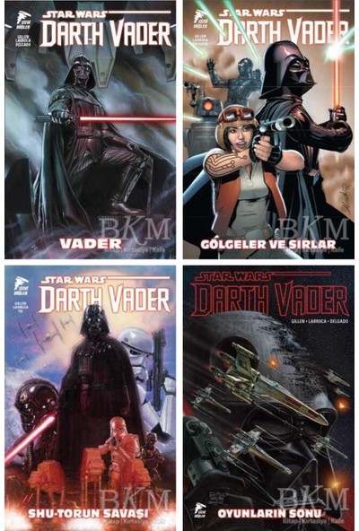 Star Wars - Darth Vader 4 Cilt Set (Vader - Gölgeler ve Sırlar - Shu-Torun Savaşı - Oyunların Sonu)