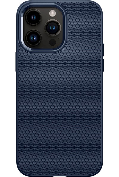 Spigen Apple iPhone 14 Pro Max Kılıf Liquid Air Navy Blue - ACS04814