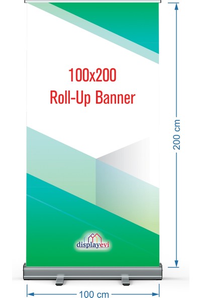 Snapper Roll Up Banner 100X200CM Baskısız