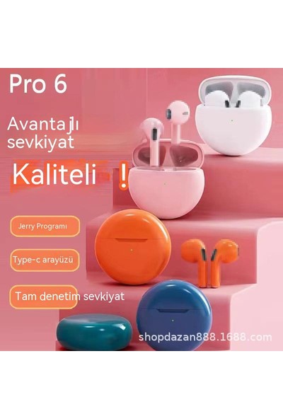 2022 Yeni Kablosuz Bluetooth Kulaklık Kablosuz Kulaklık Dokunmatik Stereo Kulaklık