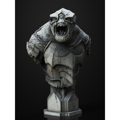 Lord Of The Rings Battle Troll Bust 2 - Ürün Renklidir - 10X14X20CM