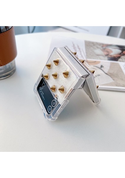 For Samsung Galaxy Z Flip 3 Perçin Pentagram Anti -Düşme Cep Telefonu Kılıfları (Yurt Dışından) fırsatları