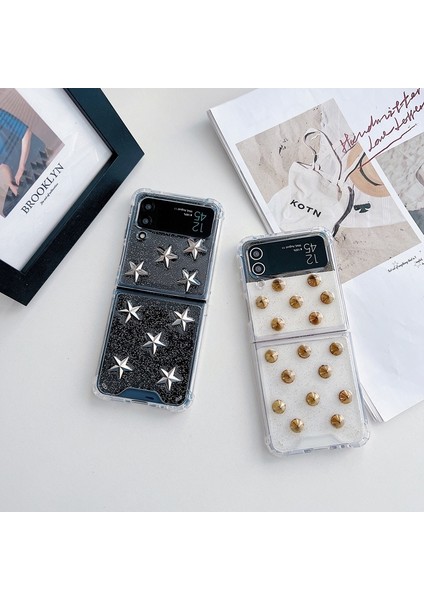 For Samsung Galaxy Z Flip 3 Perçin Pentagram Anti -Düşme Cep Telefonu Kılıfları (Yurt Dışından) indirimleri