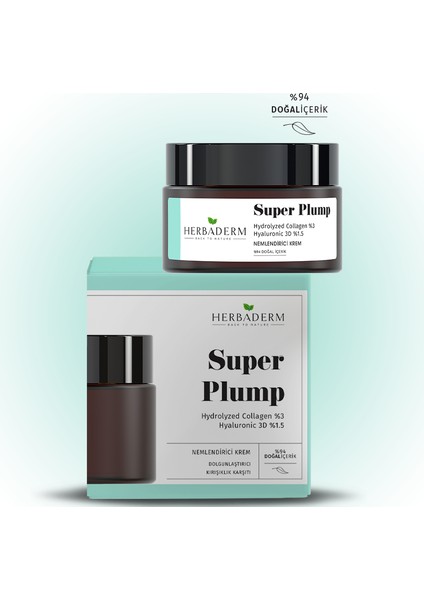 Super Plump Nemlendirici Krem 50 ml Kolajen ve Hyaluronik Asit ile Tüm Cilt Tiplerine Uygun fiyatları