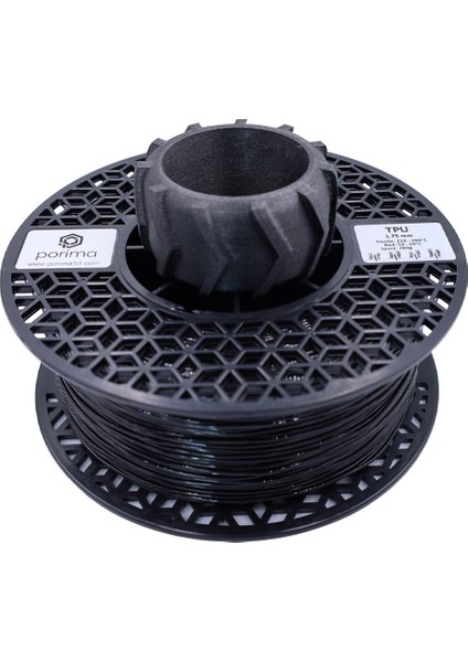 Tpu Flex (Esnek) Filament - 1.75MM Siyah RAL9005 1kg