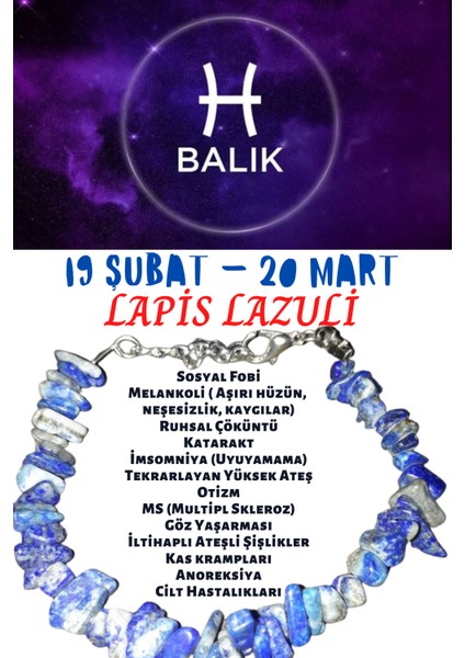 Balık Burcu Burç Bilekliği