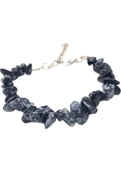 Obsidyen Taşı Doğal Taş Bileklik