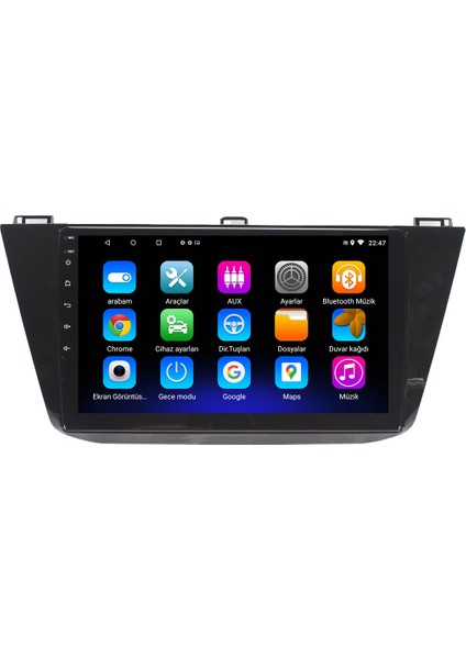 Vw Tiguan Android 12 Kablosuz Carplay Navigasyon Multimedya Ekran Teyp - MY-0609W-VW Tiguan