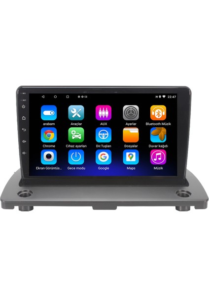 Volvo S40 Android 12 Kablosuz Carplay Navigasyon Multimedya Ekran Teyp - MY-0609W-VOLVO S40
